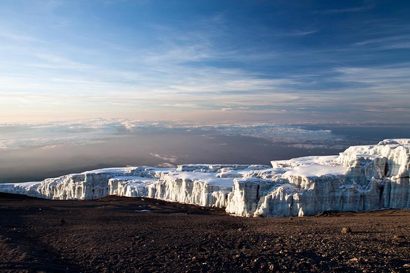 Gletscher, Kilimandscharo