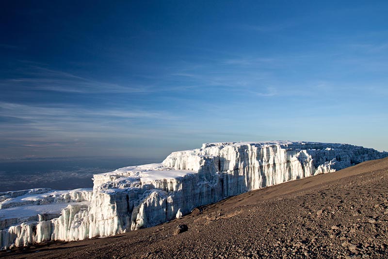 Gletscher Kilimandscharo